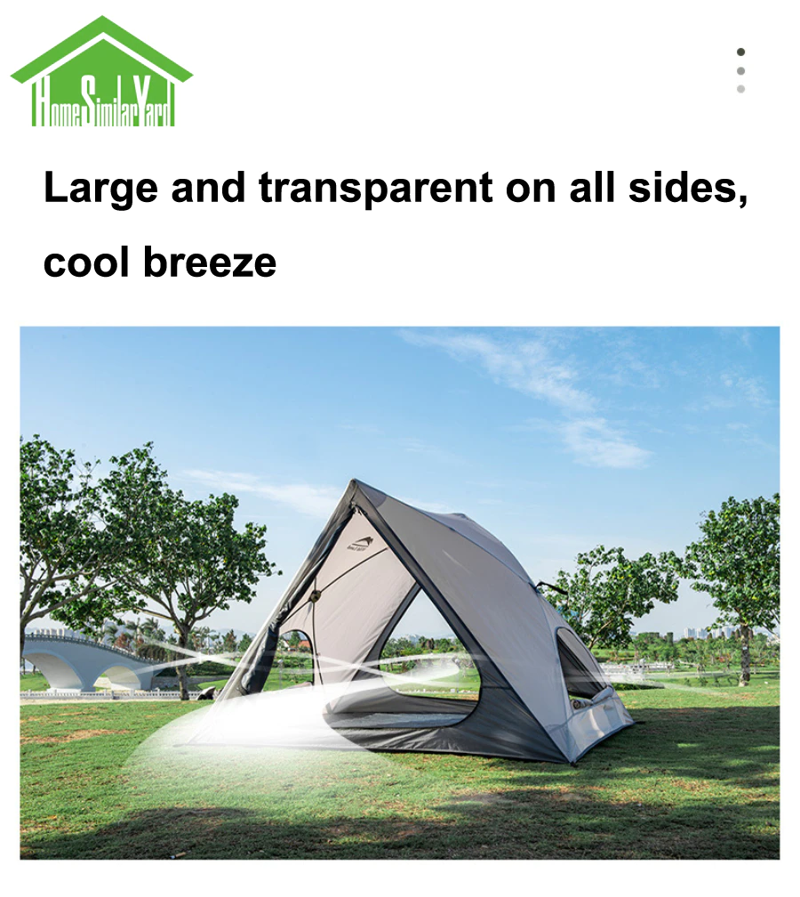 Cheap Goat Tents Camping Awning Tent Sun UV Protection Sun Shelter Canopy 210T Outdoor Rainproof Sunshade Beach Tarp UPF50+ Hiking   